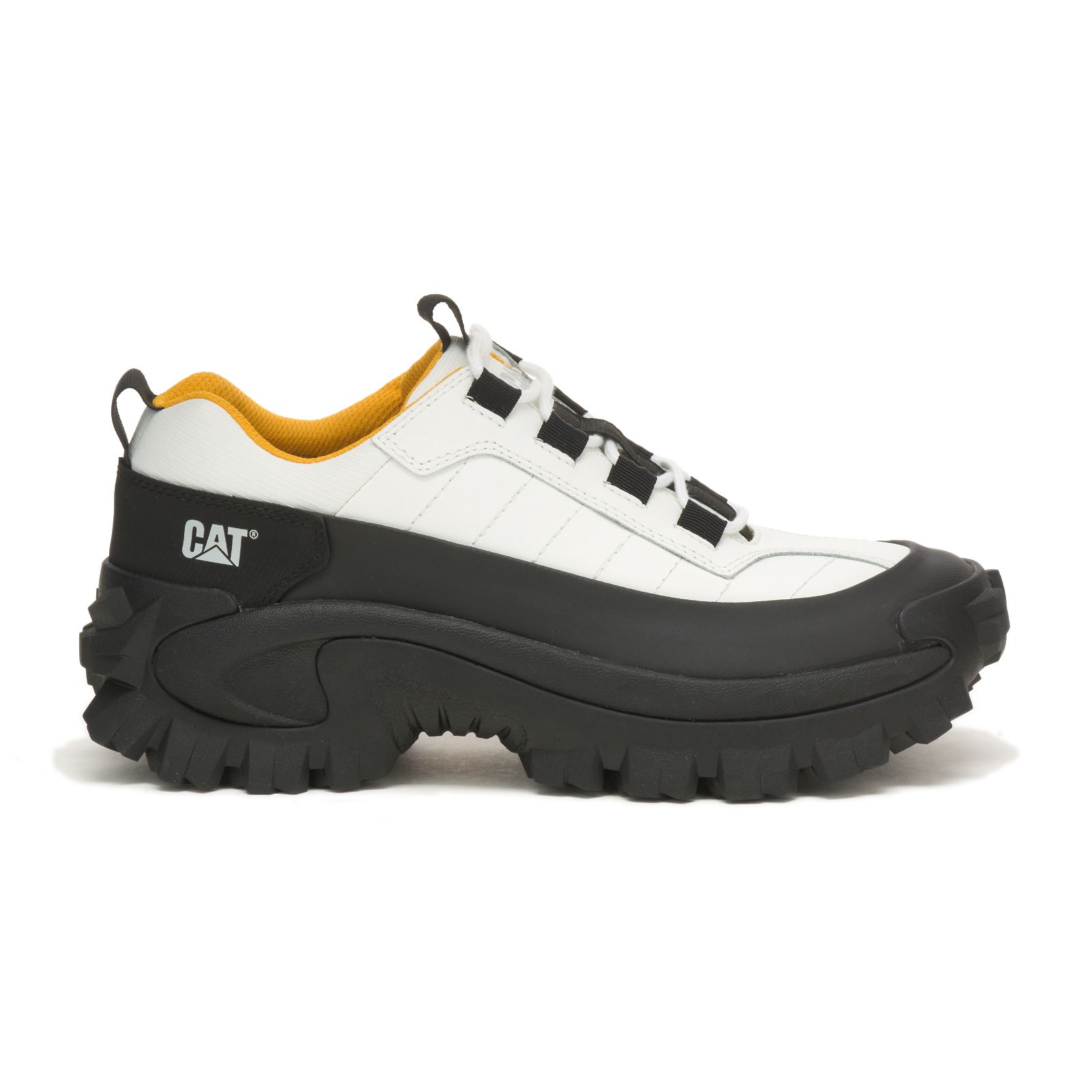 Men's Caterpillar Intruder Waterproof Galosh Trainers White Ireland FHSM53014